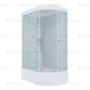 Душевая кабина 120х80 полукруг В средний поддон Мозаика стекло левая Triton