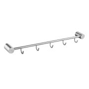 Вешалка  с 5 крючками GFmark из нержавеющей стали с резным креплением