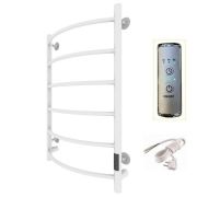 Полотенцесушитель электрический ЛЦ 80х50 6 перекл ДУГА БЕЛЫЙ (унив,подкл. таймер 415 Вт) ZOX