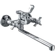 Смеситель для ванны Haiba HB2124 (шаровый душ) плоский излив
