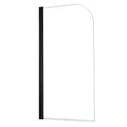 Душевая шторка Azario MERRIT AZ-NF6211 800*1400 мм стекло прозрачное, 6 мм. Easy Clean профиль ЧЕРНЫ