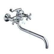 Смеситель для ванны Haiba HB2619-2 (картридж душ) люкс излив