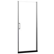 Дверь душевая 90х190 пр-ль серебро, стекло прозрач 6 мм. с покр Easy clean Azario ALBERTA 6211