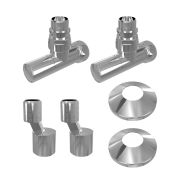 Комплект подключения LEMARK LM03412R с круглыми вентилями