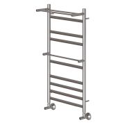 Полотенцесушитель  ЛЦ 100х50 1/2 8 перекл Point Артемида PN14150P с двумя полками, хром