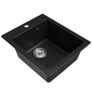 Мойка ML-GM14 ульта-черная (344), 420*500*190мм