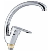 Смеситель для кухни шаровый FAUZT FZs-863-130 боковая ручка на гайке тип См-МОЦБА