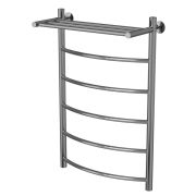 Полотенцесушитель MIXLINE CAPELLA  80х50 (1/2'' ВР, 5 перекладин+ПОЛКА) водяной