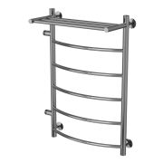 Полотенцесушитель MIXLINE CAPELLA  80х50х50 (1'' НР, 5 перекладин+ПОЛКА, левое подкл) водяной
