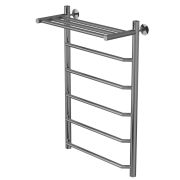 Полотенцесушитель MIXLINE MIRA 80х50 (1/2'' ВР, 5 перекладин+ПОЛКА) водяной