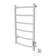 Полотенцесушитель MIXLINE CAPELLA  80х50 (таймер, 253 Вт, 6 перекладин) электрический БЕЛЫЙ