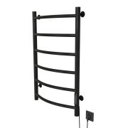 Полотенцесушитель MIXLINE CAPELLA  80х50 (таймер, 253 Вт, 6 перекладин) электрический ЧЕРНЫЙ