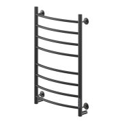 Полотенцесушитель MIXLINE CAPELLA  80х50 (таймер, 318 Вт, 8 перекладин) электрический ЧЕРНЫЙ