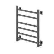 Полотенцесушитель MIXLINE FORTUNE 60х50 (таймер, 323 Вт, 6 перекладин) электрический ЧЕРНЫЙ