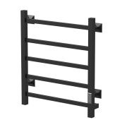 Полотенцесушитель MIXLINE TRIUMPH 60х50 (таймер, 312 Вт, 5 перекладин) электрический ЧЕРНЫЙ
