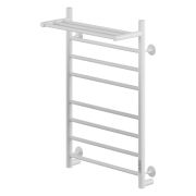 Полотенцесушитель MIXLINE VEGA  80х50 (таймер, 382Вт, 7 перекладин + ПОЛКА) электрический БЕЛЫЙ