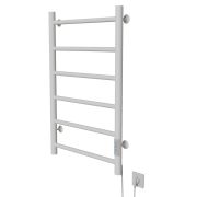 Полотенцесушитель MIXLINE VEGA 80х50 (таймер, 289 Вт, 6 перекладин) электрический БЕЛЫЙ