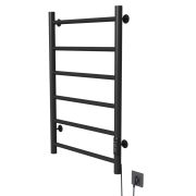 Полотенцесушитель MIXLINE VEGA 80х50 (таймер, 289 Вт, 6 перекладин) электрический ЧЕРНЫЙ