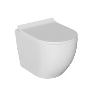 Унитаз подвесной безободковый WAVE TOR Tornado3.0, сид полипр,м/л, быстр, БЕЛЫЙ глянец (XL)