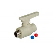 Кран пластиковый шаровый ф 25мм х 3/4