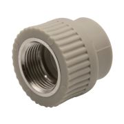 Муфта полипропиленовая комбинированная с внутренней  резьбой ф 25мм х 3/4