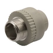 Муфта полипропиленовая комбинированная с наружней  резьбой ф 20мм х 3/4