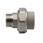 Муфта полипропиленовая разъемная с наружней резьбой ф 20мм х 1/2