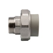 Муфта полипропиленовая разъемная с наружней резьбой ф 25мм х 3/4