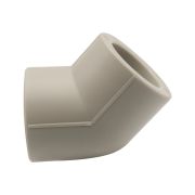 Уголок полипропиленовый ф 20мм х 45 градусов серый