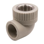 Уголок полипропиленовый комбинированный с внутренней резьбой ф 25мм х 3/4