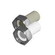 Переходник полипропиленовый с накидной гайкой ф 25мм х 1