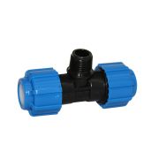 Тройник ПНД с наруж. труб. резьбой 32х3/4''х32 (обж.)