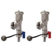 Узел выпуск. воздуха и слив. кран