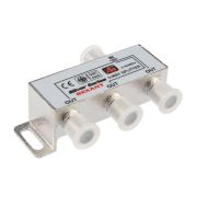 Делитель ТВ «краб» х3+4шт F «BOX» 5-1000 МГц «Silver» Rexant 05-6102