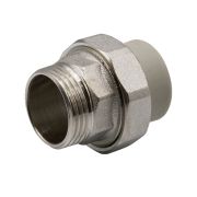 Муфта полипропиленовая разъемная с наружней резьбой ф 25мм х 1