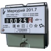 Счетчик Меркурий 201.7 1Ф 5-60А 1 класс точности 1 тарифный