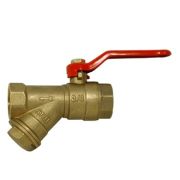 Кран шаровый с фильтром 1/2