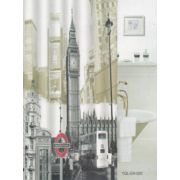 Штора для ванной 180 х 180  ФотопринтБашня бежевая YQL-DX-020