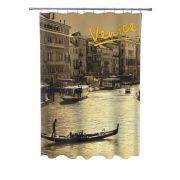 Штора для ванной 180 х 200 Фотопринт Venice бежевая YX-2428