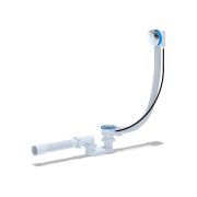 Обвязка на ванну 1 1/2*40 автомат ЕМ701 АНИ пласт (пластик бел.)