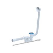 Обвязка на ванну 1 1/2*40*50 плоская с выпуском Click-Clack и переливом Ani ЕC255 АНИ пласт