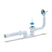 Обвязка на ванну 1 1/2*40*50 с вып.и переливом плоская с гофрой Ani Е055 АНИ пласт