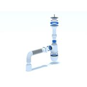 Сифон 1 1/2*40 D0115 прямоточный с гофрой АНИ пласт