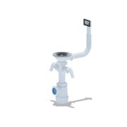 Сифон 3 1/2*40 А0146S Грот с 2 носиками, с переливом АНИ пласт