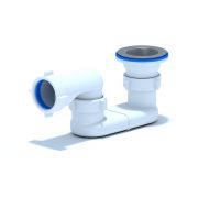 Сифон для душевого поддона 1 1/2*40 плоский Ani Е010 АНИ пласт