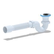 Сифон для душевого поддона 1 1/2*40 с переходной трубкой 40*50 Ani Е115 АНИ пласт