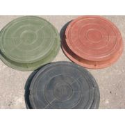 Люк канализ. полимерный 15 кН зеленый