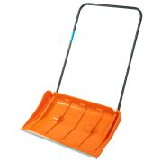 Движок для уборки снега пласт. 795х435х1280мм усиленный, стальная рукоятка