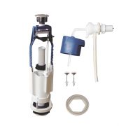 Арматура к смывному бачку Кнопочная Уклад хром боковая подв универсальная колонка D40 А 105.56.14.3