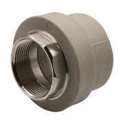 Муфта полипропиленовая комбинированная с внутренней  резьбой ф 50мм х 1 1/2